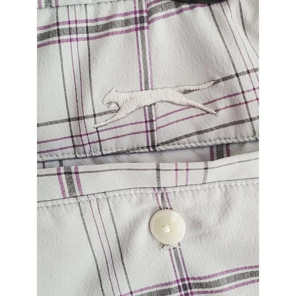 Slazenger Plaid Golf/Bermuda‎ Shorts Men's (Size 38) Flawed/READ DESCRIPTION
